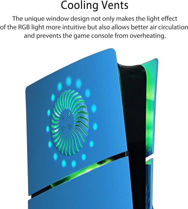 Coque De Protection Pour PlayStation 5 (PS5) - Anti-rayures, Personnalisée, Haute Qualité - Marque Heystop, Matière ABS - Neuf Sous Blister