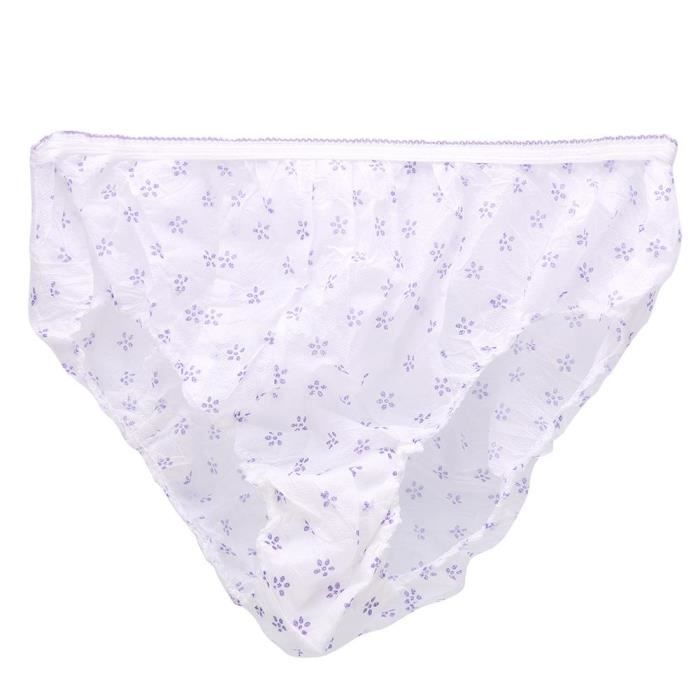 Slip Jetable Maternité, Slips Jetables Femme, Slips Jetables Femme en  Coton, Culotte Jetable Accouchement, pour Femme Taille M, Maternité,  Grossesse, Voyage, Spa, 1 Sachet (Paquet de 5) : : Mode