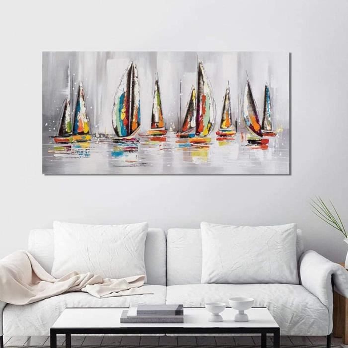 Impressions Sur Toile 120X80 Cm Deco Murale Salon Peinture Tableaux