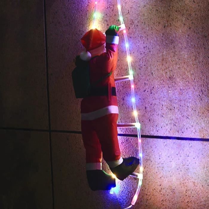 CDPere Noel Lumineux, Pere Noel Suspendu 60,90,120cm, Pere Noel