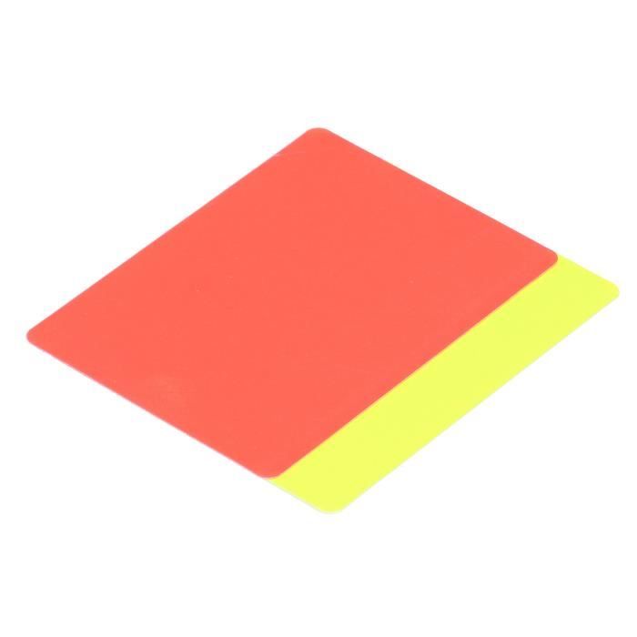 Kit De Cartons Rouge Et Jaune Pour Arbitre De Foot – Avec étui Rigide, En PVC Résistant, Idéal Pour Matchs Enfants Et Sport Scolaire