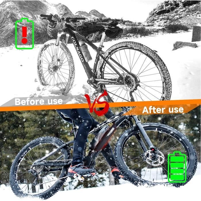 OneNine Coque de protection pour batterie de vélo électrique, coque de  batterie pour vélo électrique, housse thermique étanche à la poussière, sac