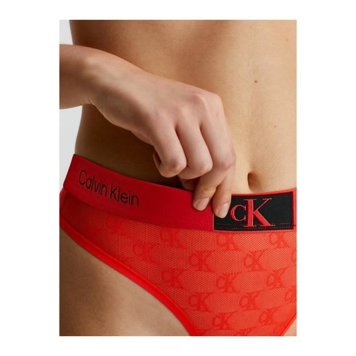String calvin klein femme rouge best sale