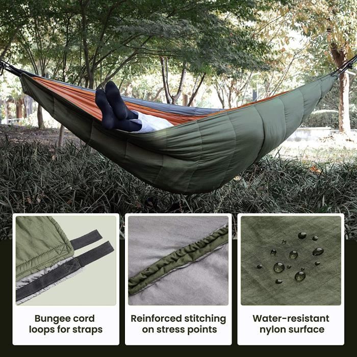 Overmont Ultra l ger Hamac Sac de Couchage sous Couette Couverture