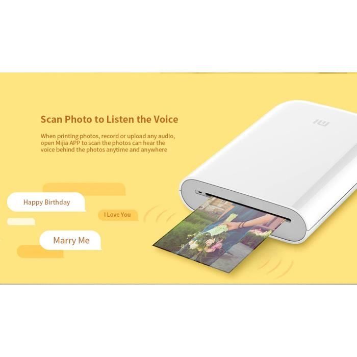 Imprimante Photo XIAOMI Imprimante Portable-Bluetooth Imprimante