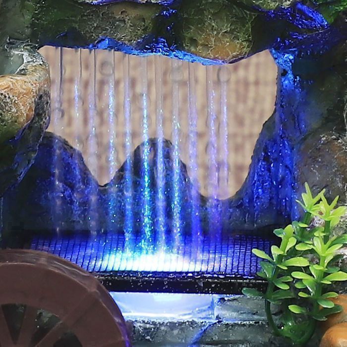 Fontaine D'Eau De Table, Petite Cascade De Relaxation Avec Led