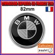 BMW - Logo de capot / coffre - 82mm Fibre de carbone NOIR- emblème / insigne / badge-0