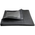 Bâche de protection grise ultra résistante - 200 g/m² - 2 x 3 mètres-0