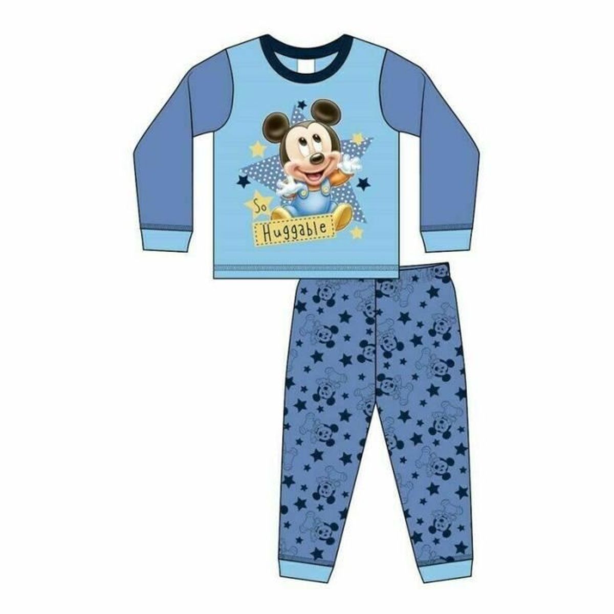 Ensemble Pyjama Bebe Garcon Mickey Disney Bleu Bleu Cdiscount Pret A Porter