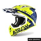 Casque moto cross Airoh Aviator ACE Amaze - blue gloss - L