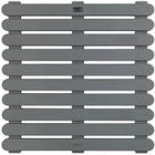 WENKO Caillebotis de Douche Gris | Tapis Baignoire Antidérapant Intérieur/Extérieur | Salle de Bain, Piscine | Plastique |