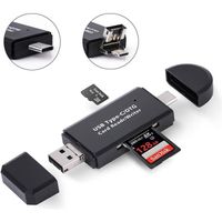 Lecteurs de carte mémoire externes ViewTek RD320 - Lecteur Enregistreur de Carte SD & Micro SD pour Ports USB-Micro USB- 67837