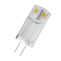 OSRAM LED BASE PIN G4 12 V / LED-Lampe: G4, 0,90 W, 10-W-Ersatz-für, klar, Warm White, 2700 K, 3-Pack