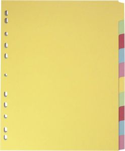 Kit papier créatif A4 Extra-large 10-Part Cartes Intercalaires Assort