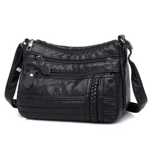 Sac De Voyage En Toile 55L - Grand Sac Week-End Avec Bandoulière - Sac Principal + Fourre-Tout - Coton Et Cuir