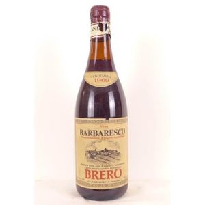 VIN ROUGE barbaresco brero  rouge 1969 - piémont Italieune b