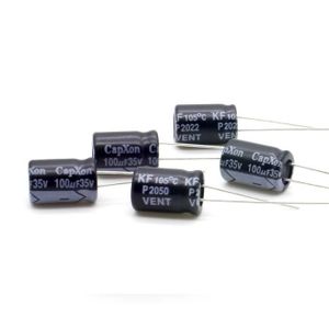 5 Pcs 35V 330uf CONDENSATEUR ELECTROLYTIQUE EN ALUMINIUM 20%  RADIAL C143Z