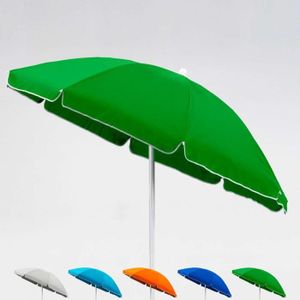 PARASOL Parasol de plage - Capri - Vert foncé - Résistant 