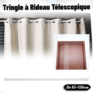 Tringle Rideau Sans Percer Télescopique et Réglable en Acier Inoxydabl –  BRICOLI