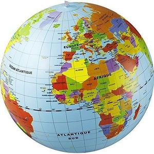GLOBE TERRESTRE Globe Gonflable Monde - Caly Sarl - 019F - Taille 50 cm