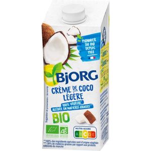 SAUCE CHAUDE BJORG Creme coco legere - 200ml