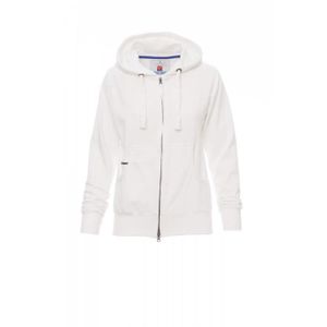 SWEATSHIRT Sweatshirt femme - Payper Hawaii+ - Coupe cintrée - Full zip - Blanc