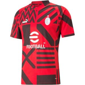 MAILLOT DE FOOTBALL - T-SHIRT DE FOOTBALL - POLO DE FOOTBALL Maillot Puma A.C. Milan Football Prematch - Réf. 7