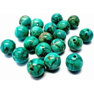 70pcs bleu clair cristal perles de pierres précieuses en vrac, 6x8mm