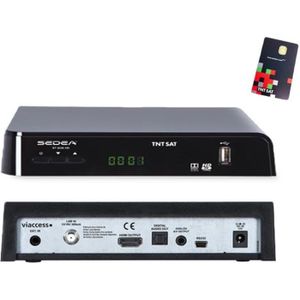 RECEPTEUR TNT PAR SATELLITE TNTSAT OPTEX ORS 9990-HD + CARTE TNTSAT VALABLE  4 ANS - Cdiscount TV Son Photo