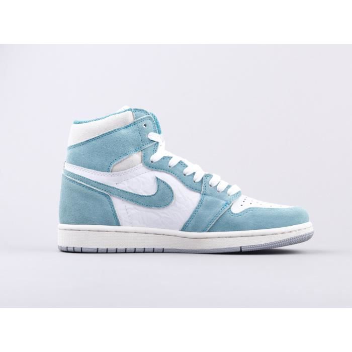 Nike Air Jordan 1 Mid Top Homme Femme Bleu Casual Sports Basketball Shoe Bleu  clair - Cdiscount Chaussures