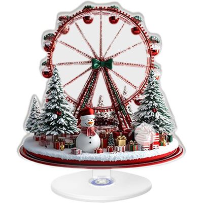 Décoration De Noël En Forme De Grande Roue | Figurines De