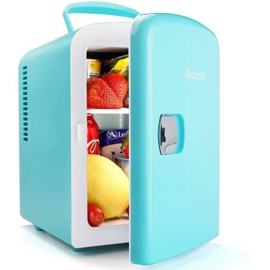 MODEZVOUS - Petit Frigo de Chambre, Refrigerateur Portable 12V/220V Fonction  Chaud Froid