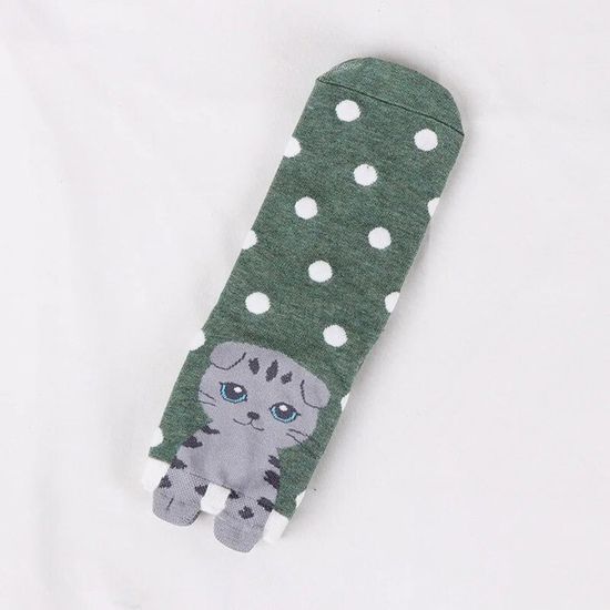 Robe et chaussettes en tricot à motif chat - Rose - Filles Robe et chaussettes en tricot à motif chat - Rose - Filles