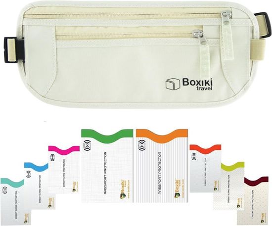 Porte-monnaie Ceinture Sportif Unisexe - En Toile Avec Clip - Pour Cartes, Clés, Argent - Idéal Running, Voyage