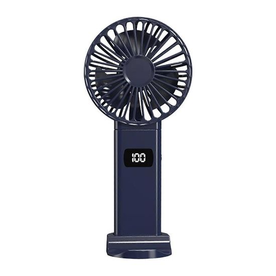 Ventilateur Portable Réglable à Affichage Numérique USB Ventilateur De Bureau D'intérieur