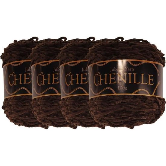 LEREATI Lot de 3 x 100g Laine Chenille Crochet Velours Fil Chenille Crochet Douce, Pelote de Laine Epaisse Laine pour Crochet Tissage Loisirs Créatifs Vêtements et Couvertures (Bleu Royal