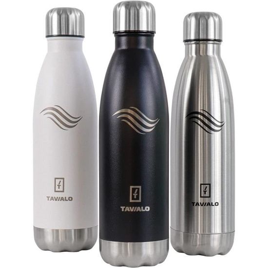 Drhomeam Lot De 2 Housses Thermiques De Qualité Supérieure Pour Gourdes (1000 Ml, Noir