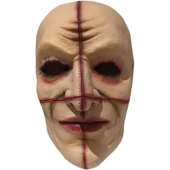 Acheter Nouveau Halloween Cheveux Longs Effrayant Fille MOMO Masques Accessoires De Fête De Bal Clown Effrayant Masques