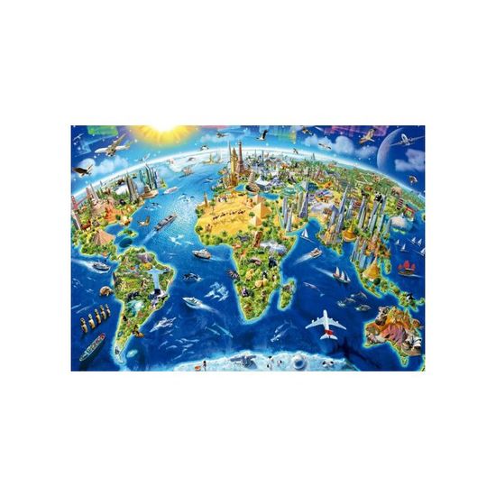 Puzzle Adulte : Symboles Du Monde - 2000 Pieces - Educa - Cdiscount ...