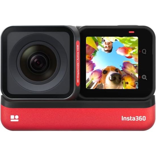 Insta360 One RS 4K Edition - Caméra d'action étanche 4K 60fps avec stabilisation FlowState,Photo 48MP,HDR Actif,édition AI