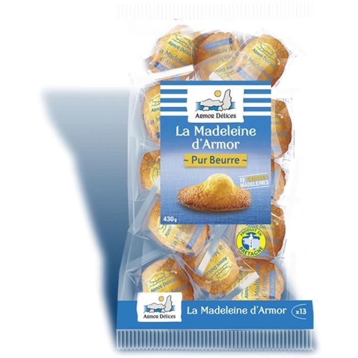 LA MADELEINE D'ARMOR Lot de 13 madeleines - 430 g
