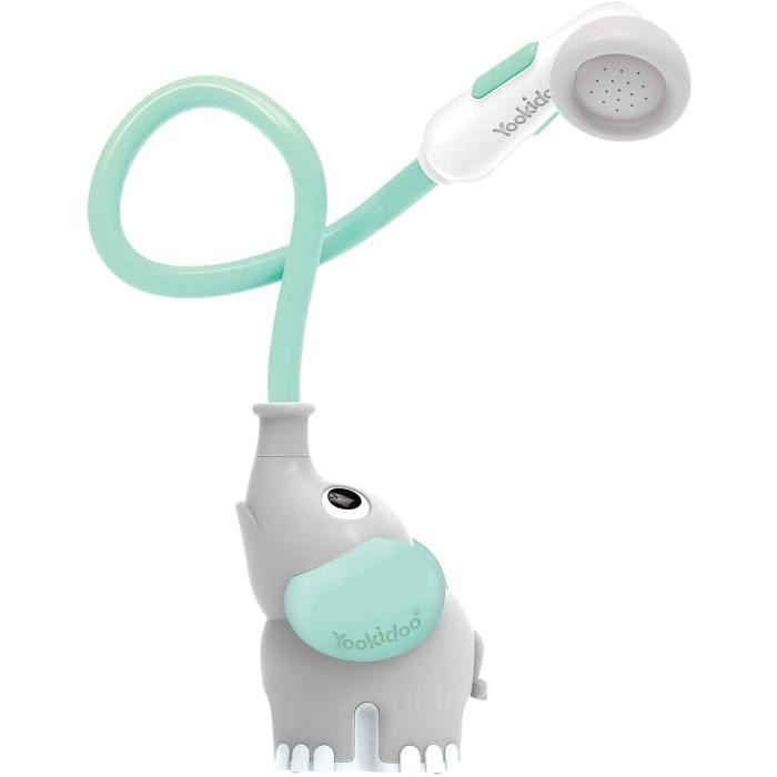 Yookidoo - Douchette Bain Éléphant Turquoise - Jouet Bain bébé-Cadeau bébé de 0 à 2 Ans