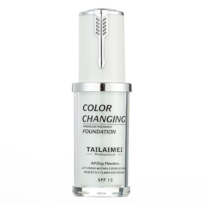 Fond De Teint Changeant Couleur Base Maquillage Nude Face Liquid Cover Concealer Brighten Jch90625682Gn