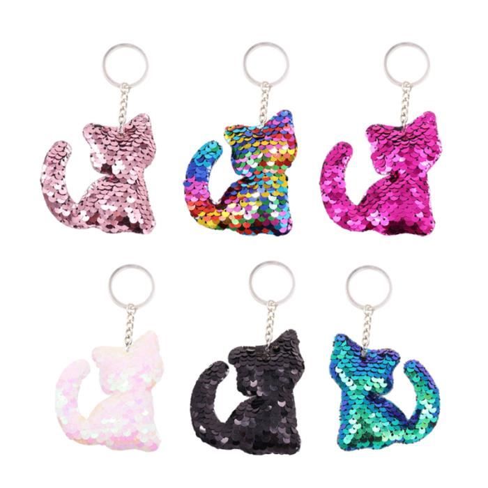 24 pièces porte-clés chat pour téléphone portable sac fourre-tout voiture clé à main TATTOOS - BODY JEWELERY - HAIR JEWELERY
