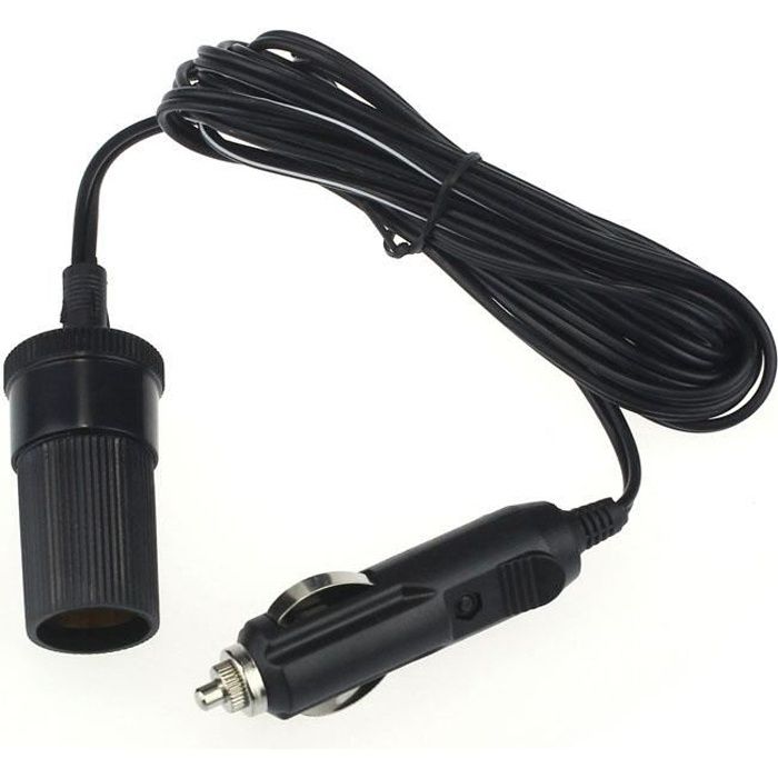 12V 10A voiture accessoire allume-cigare rallonge câble 2m p32