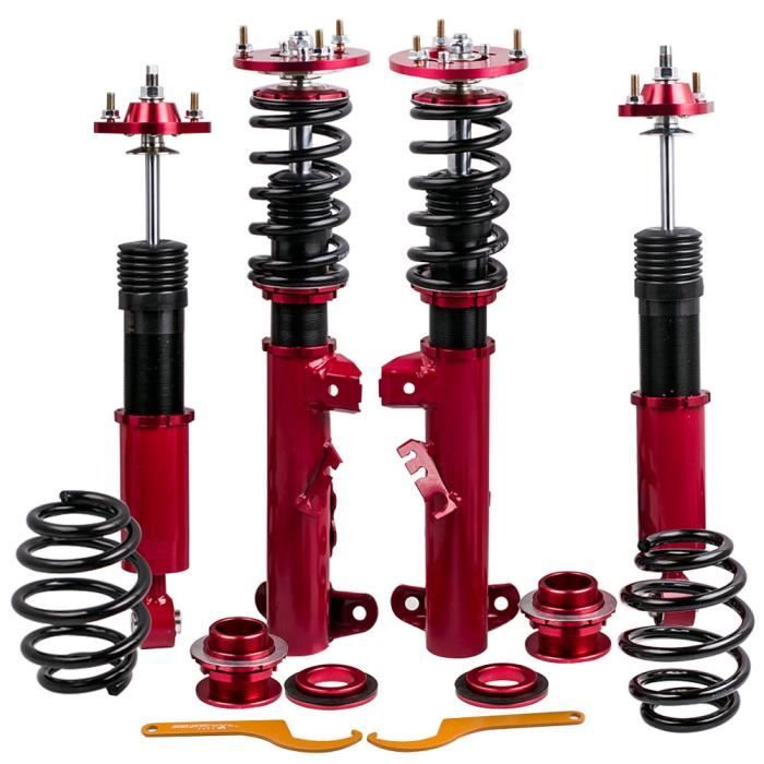 Combines Filetés Coilovers for BMW E36 318i 323i 325i 328i Spring Lowering Kit