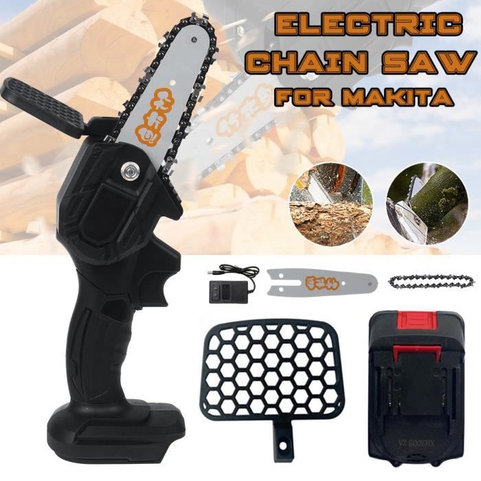 550W Guide Tronçonneuse Elagueuse 4 Pouces électrique Cordless Portable à Une Main avec Batterie