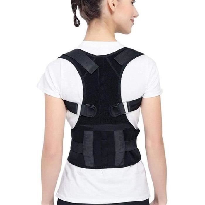 Correcteur de Posture Correcteur de posture de soutien du dos réglable Correcteur de posture de soutien dorsal unisexe po654