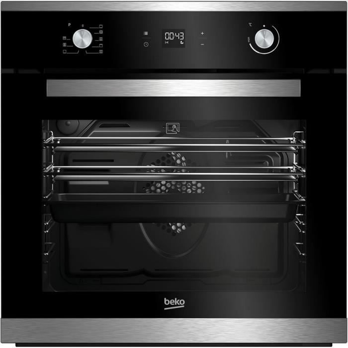 Beko - four intégrable 72l 60cm a pyrolyse inox - bir1300bp