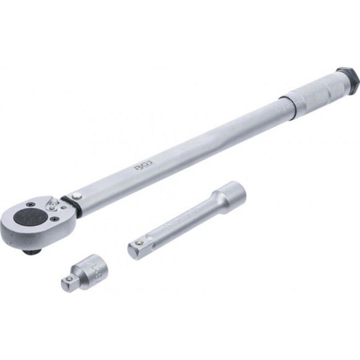 Clé dynamométrique + adaptateur + rallonge mâle 12,5 mm (1/2\